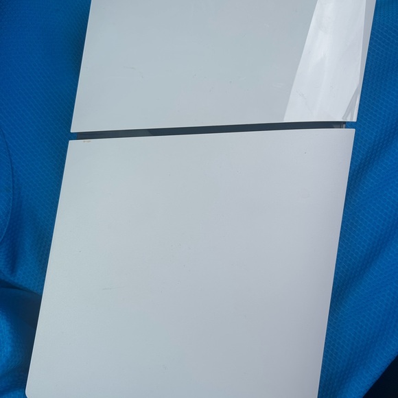 Sony White Gaming Console with Controller